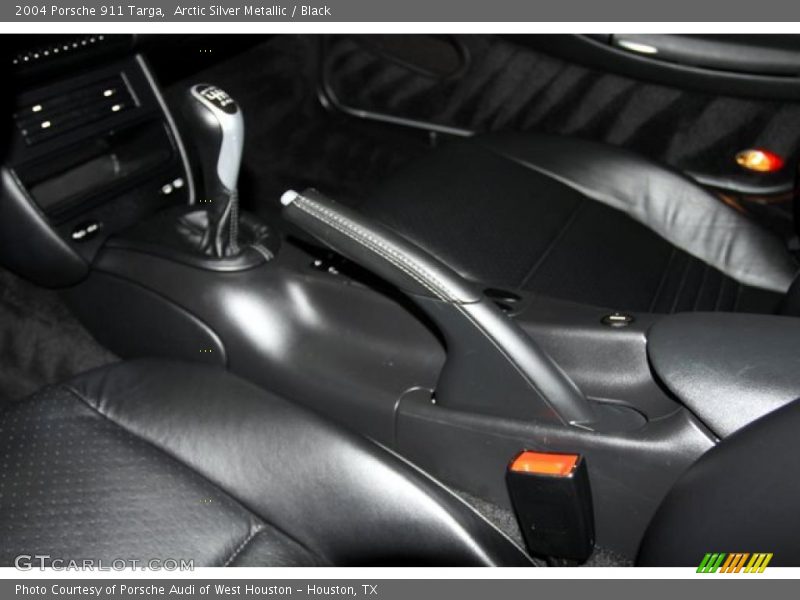 Arctic Silver Metallic / Black 2004 Porsche 911 Targa