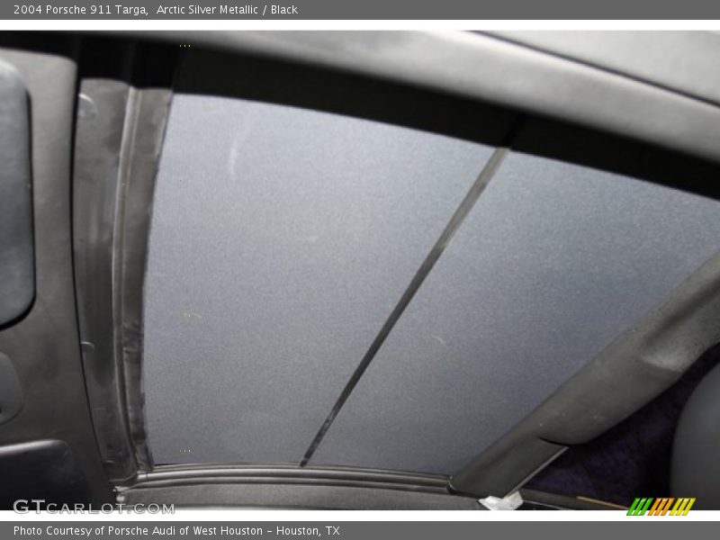 Arctic Silver Metallic / Black 2004 Porsche 911 Targa