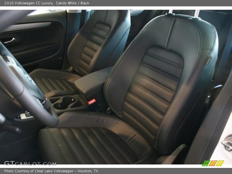 Candy White / Black 2010 Volkswagen CC Luxury