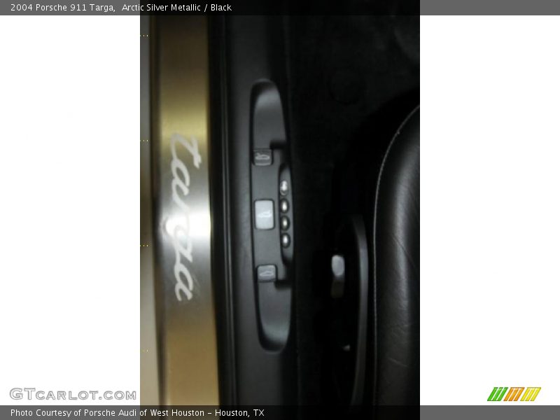 Arctic Silver Metallic / Black 2004 Porsche 911 Targa