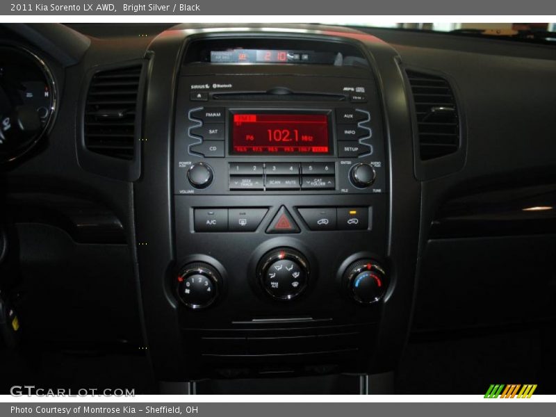 Bright Silver / Black 2011 Kia Sorento LX AWD