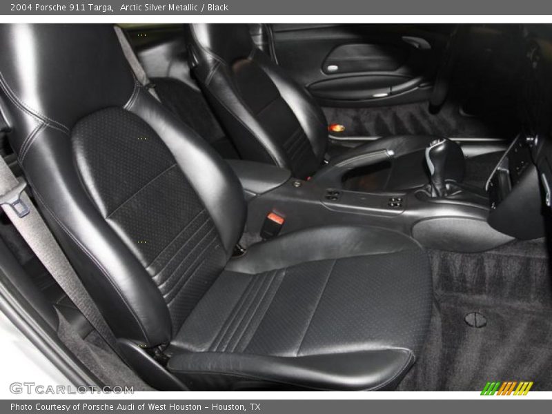 Arctic Silver Metallic / Black 2004 Porsche 911 Targa