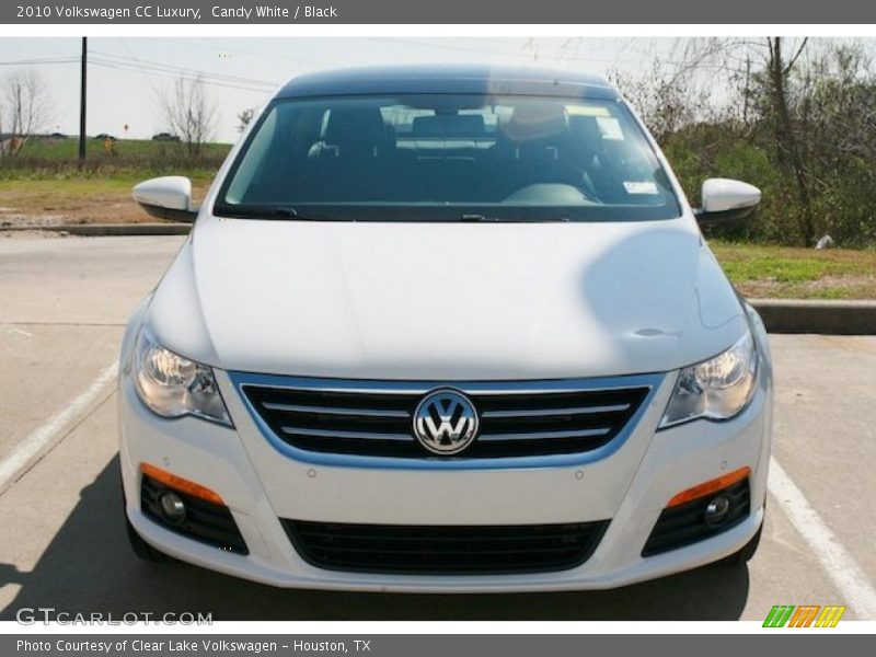 Candy White / Black 2010 Volkswagen CC Luxury