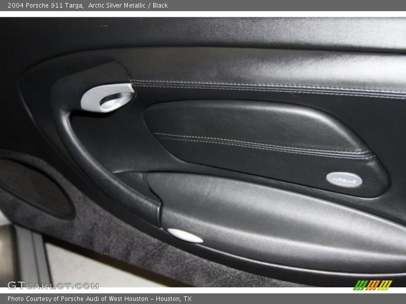 Arctic Silver Metallic / Black 2004 Porsche 911 Targa
