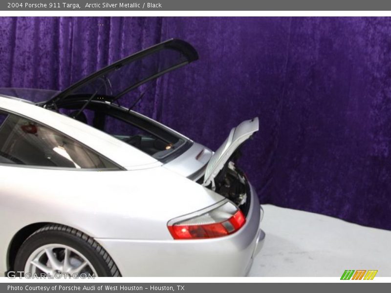Arctic Silver Metallic / Black 2004 Porsche 911 Targa