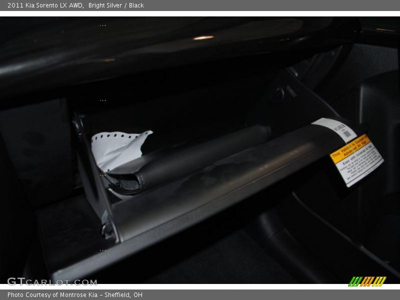 Bright Silver / Black 2011 Kia Sorento LX AWD
