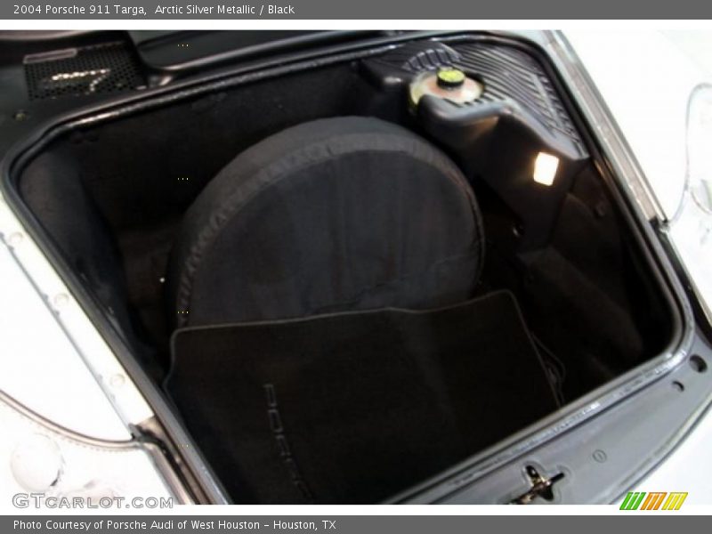 Arctic Silver Metallic / Black 2004 Porsche 911 Targa