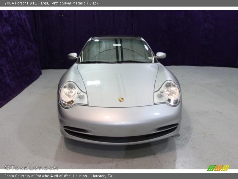 Arctic Silver Metallic / Black 2004 Porsche 911 Targa