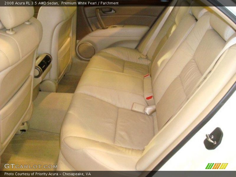 Premium White Pearl / Parchment 2008 Acura RL 3.5 AWD Sedan