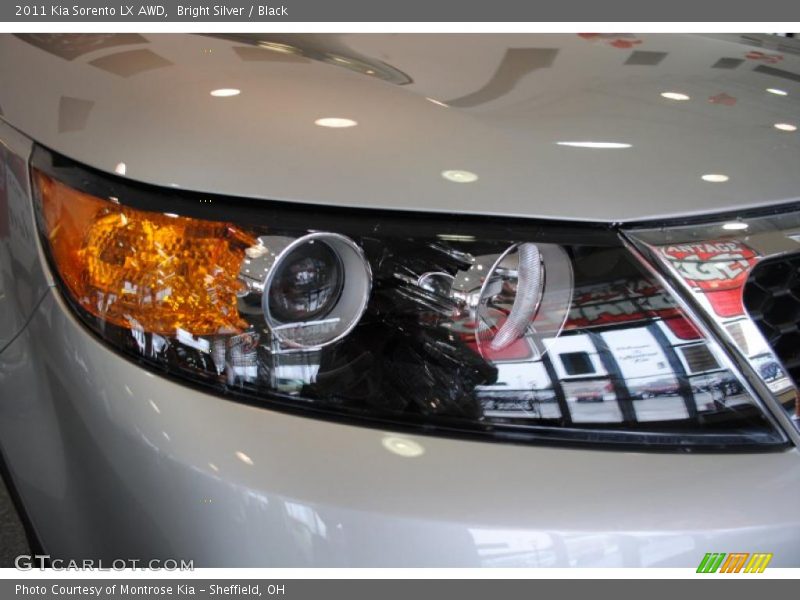 Bright Silver / Black 2011 Kia Sorento LX AWD