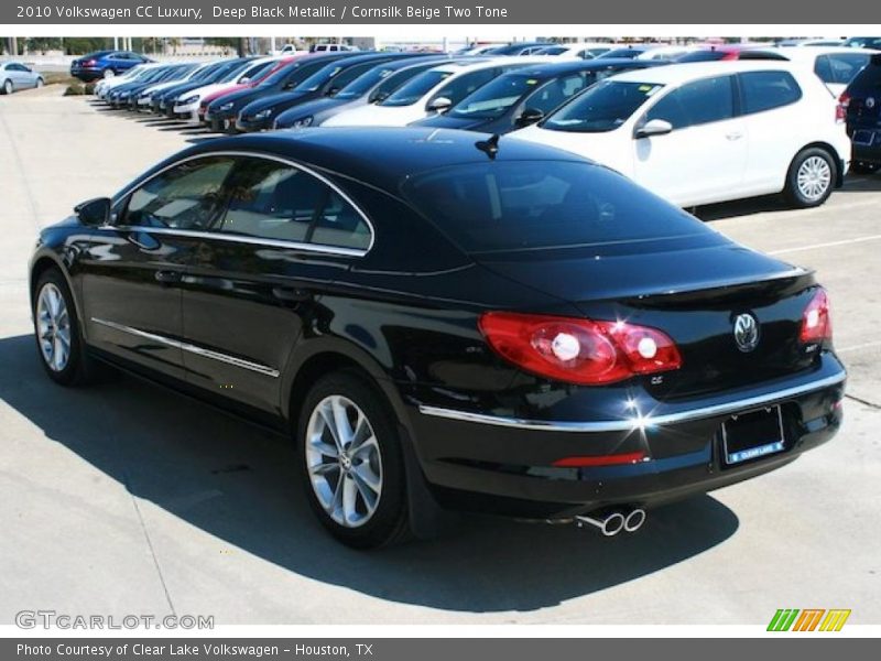 Deep Black Metallic / Cornsilk Beige Two Tone 2010 Volkswagen CC Luxury