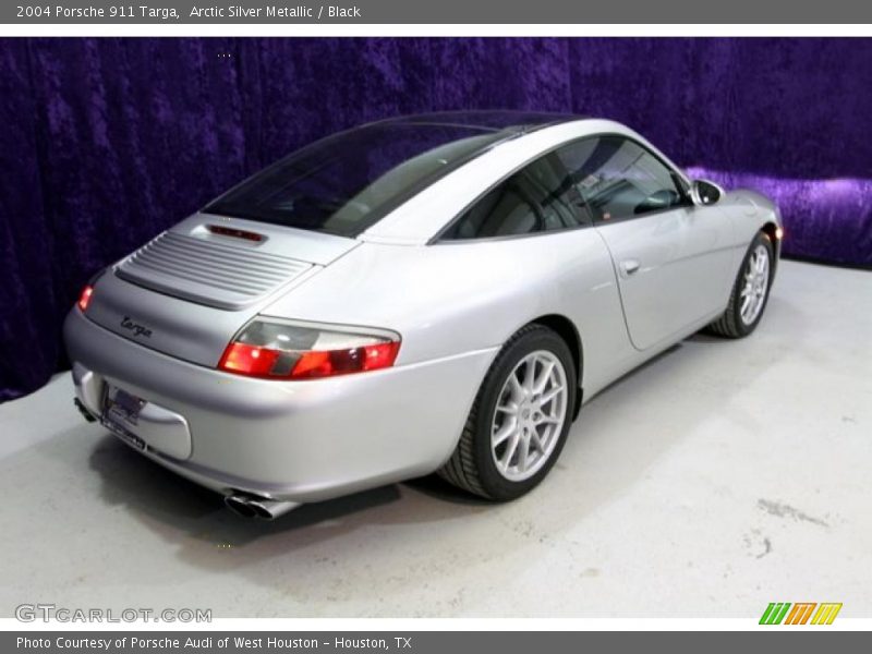 Arctic Silver Metallic / Black 2004 Porsche 911 Targa