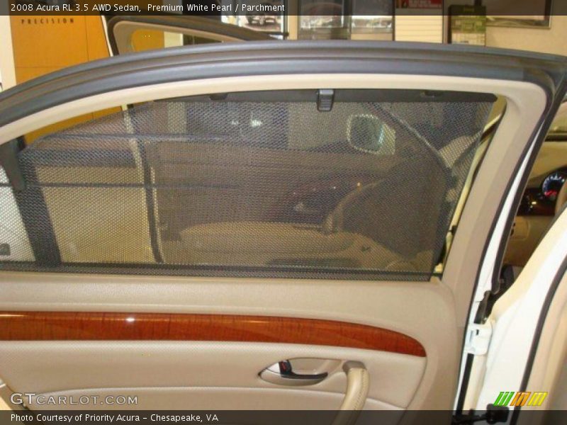 Premium White Pearl / Parchment 2008 Acura RL 3.5 AWD Sedan