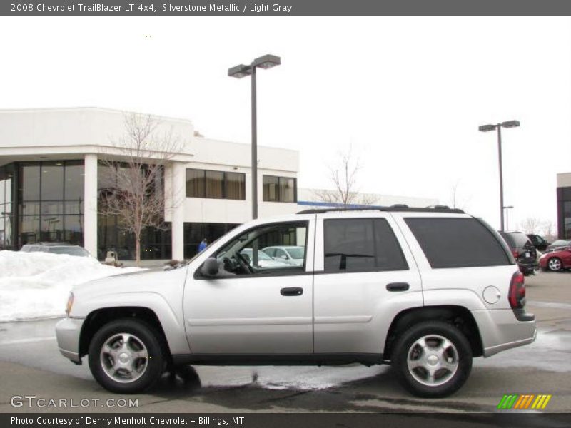 Silverstone Metallic / Light Gray 2008 Chevrolet TrailBlazer LT 4x4