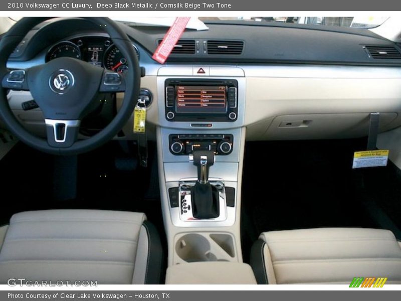 Deep Black Metallic / Cornsilk Beige Two Tone 2010 Volkswagen CC Luxury
