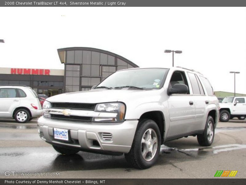 Silverstone Metallic / Light Gray 2008 Chevrolet TrailBlazer LT 4x4