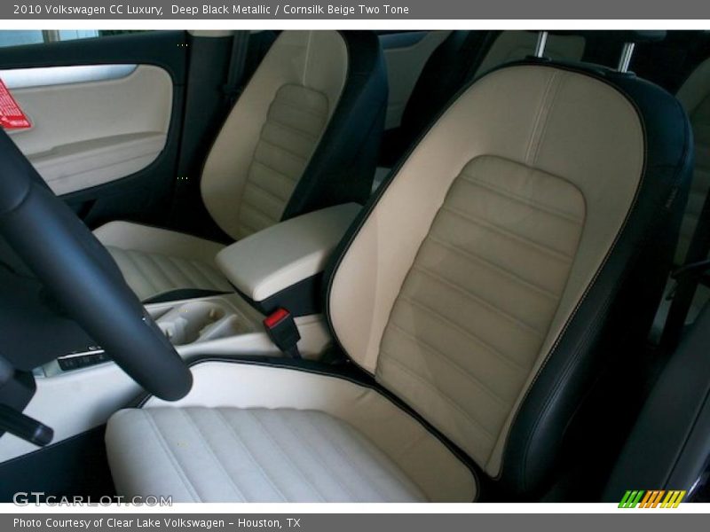 Deep Black Metallic / Cornsilk Beige Two Tone 2010 Volkswagen CC Luxury