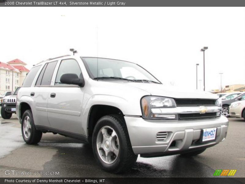 Silverstone Metallic / Light Gray 2008 Chevrolet TrailBlazer LT 4x4