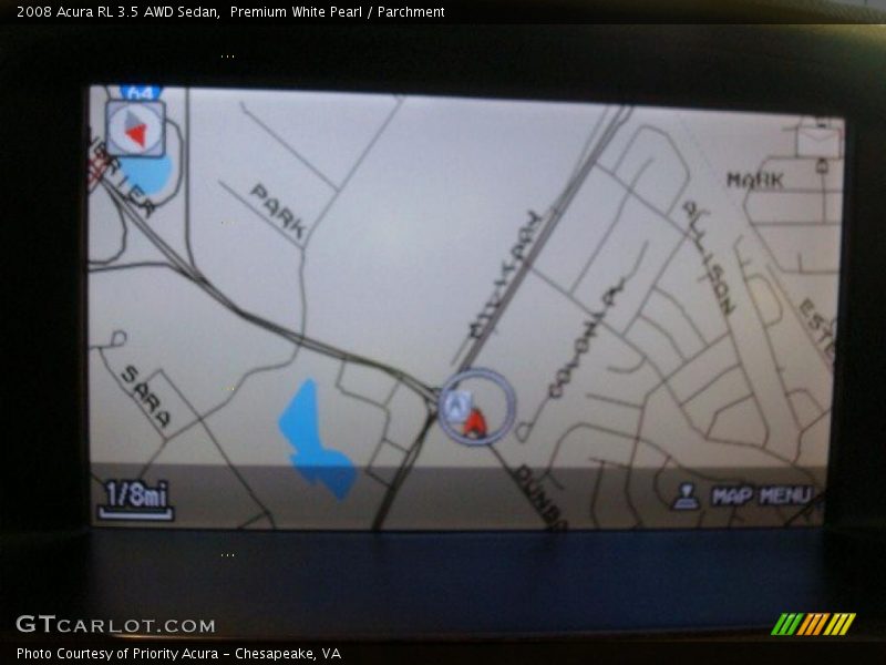 Premium White Pearl / Parchment 2008 Acura RL 3.5 AWD Sedan
