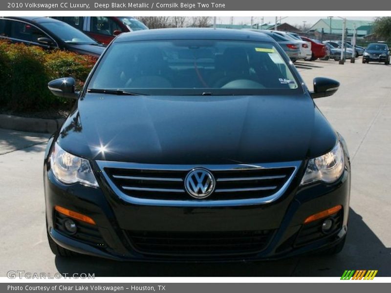 Deep Black Metallic / Cornsilk Beige Two Tone 2010 Volkswagen CC Luxury