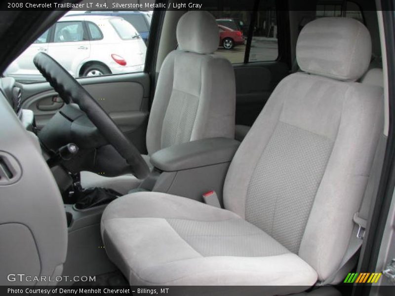 Silverstone Metallic / Light Gray 2008 Chevrolet TrailBlazer LT 4x4