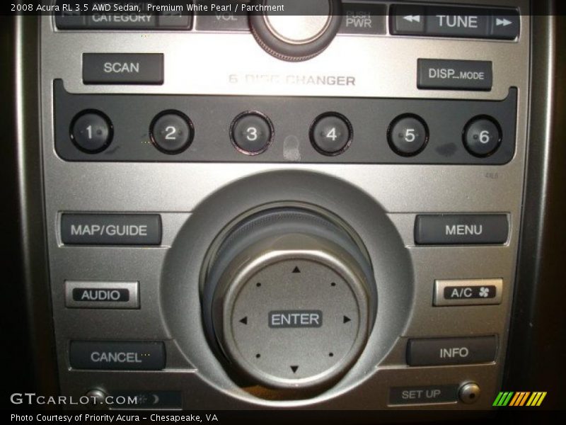 Premium White Pearl / Parchment 2008 Acura RL 3.5 AWD Sedan
