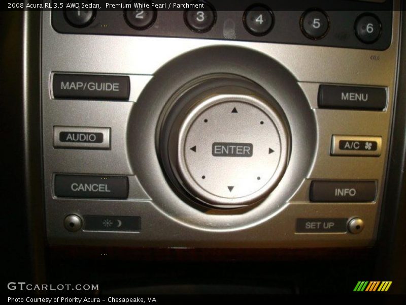 Premium White Pearl / Parchment 2008 Acura RL 3.5 AWD Sedan