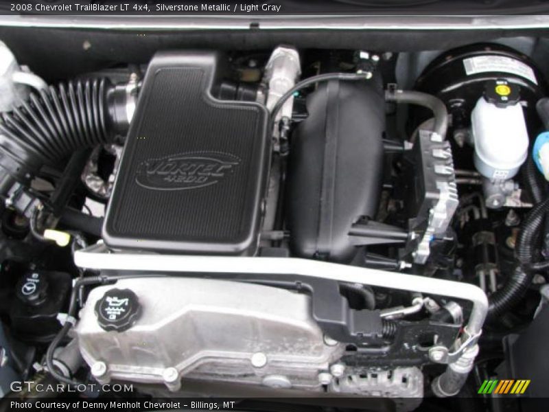 Silverstone Metallic / Light Gray 2008 Chevrolet TrailBlazer LT 4x4