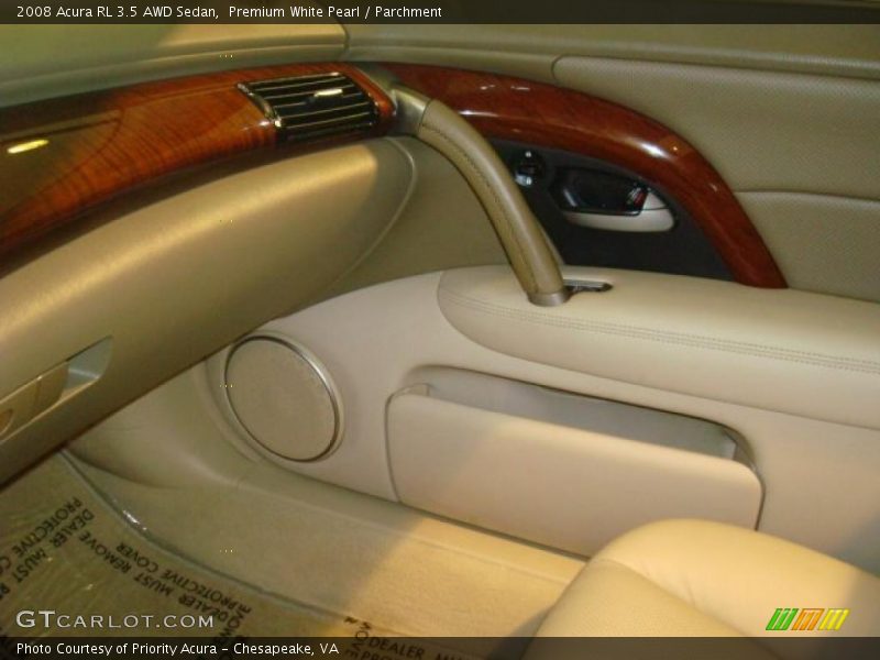 Premium White Pearl / Parchment 2008 Acura RL 3.5 AWD Sedan