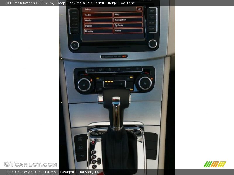 Deep Black Metallic / Cornsilk Beige Two Tone 2010 Volkswagen CC Luxury