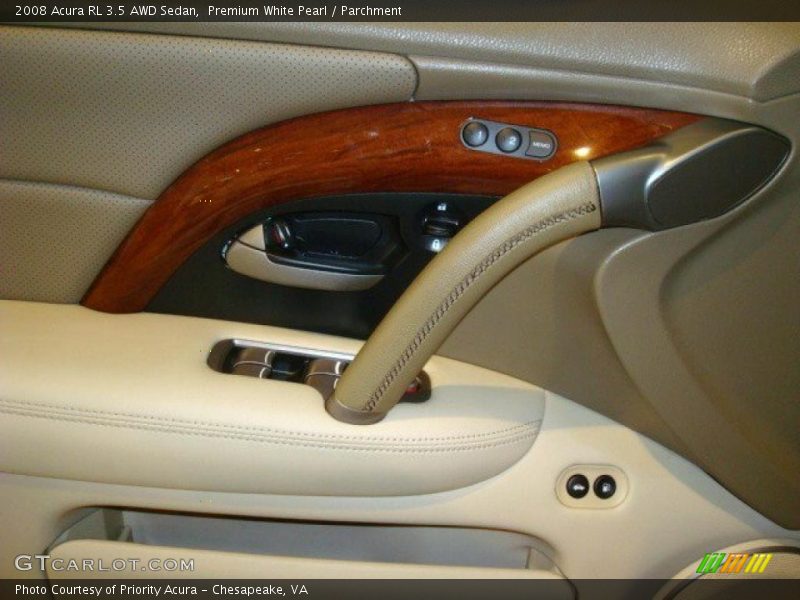 Premium White Pearl / Parchment 2008 Acura RL 3.5 AWD Sedan