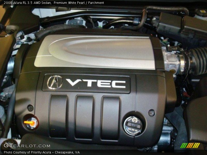 Premium White Pearl / Parchment 2008 Acura RL 3.5 AWD Sedan