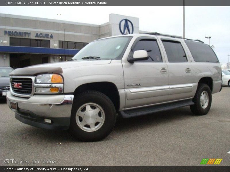 Silver Birch Metallic / Neutral/Shale 2005 GMC Yukon XL SLT
