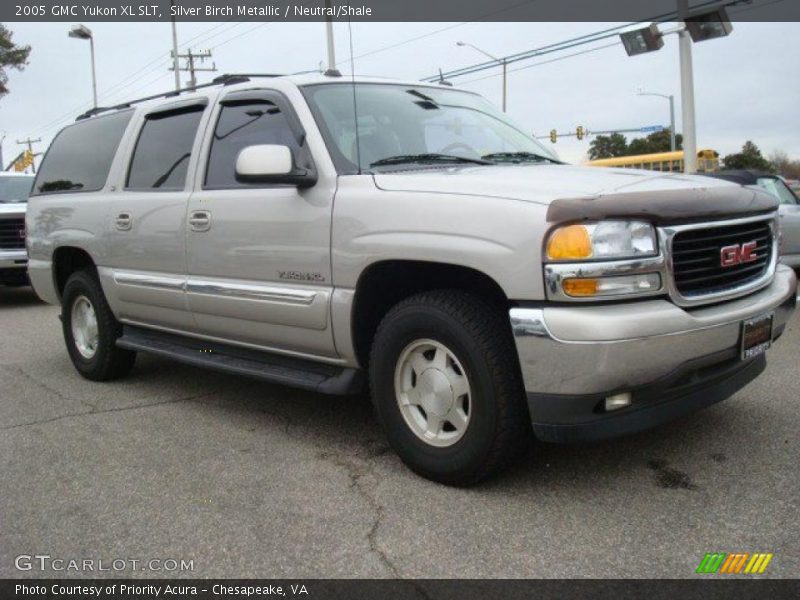 Silver Birch Metallic / Neutral/Shale 2005 GMC Yukon XL SLT