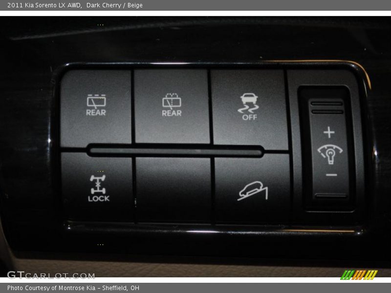 Dark Cherry / Beige 2011 Kia Sorento LX AWD