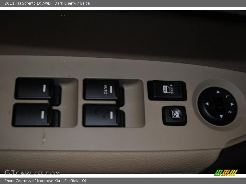 Dark Cherry / Beige 2011 Kia Sorento LX AWD