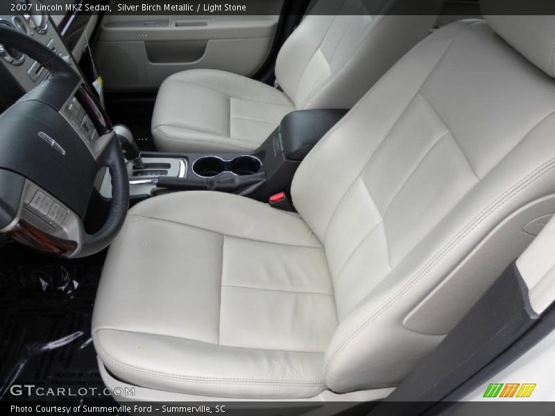 Silver Birch Metallic / Light Stone 2007 Lincoln MKZ Sedan
