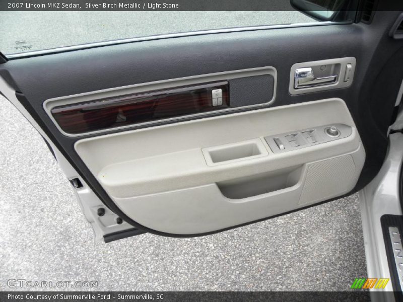 Silver Birch Metallic / Light Stone 2007 Lincoln MKZ Sedan