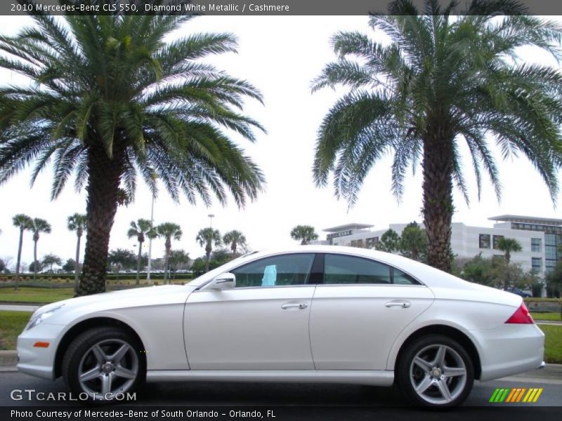 Diamond White Metallic / Cashmere 2010 Mercedes-Benz CLS 550