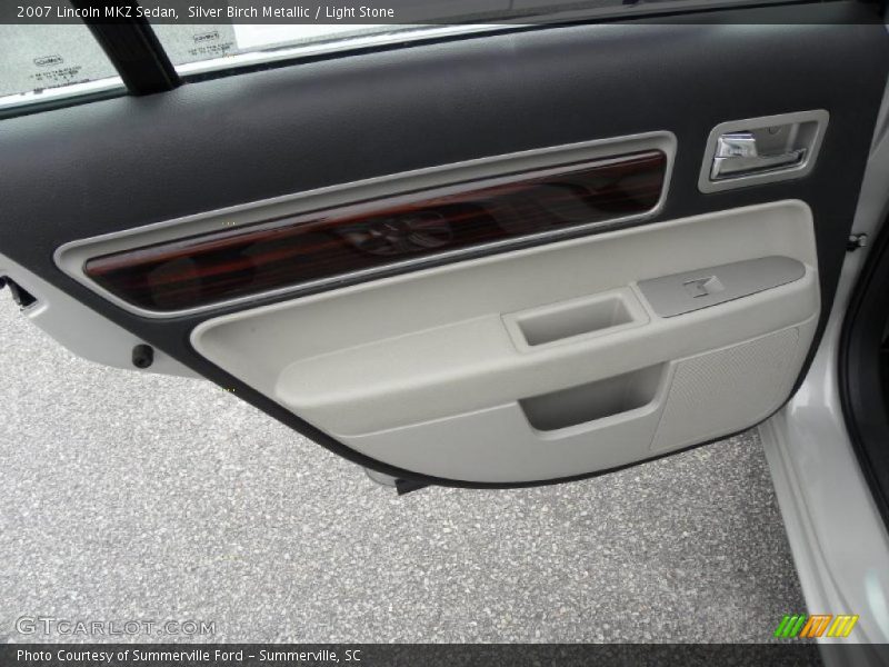 Silver Birch Metallic / Light Stone 2007 Lincoln MKZ Sedan