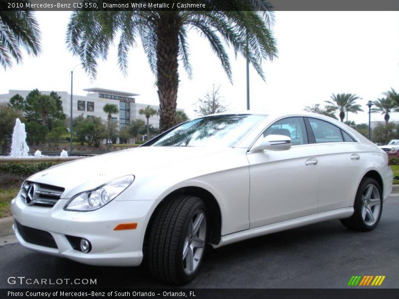 Diamond White Metallic / Cashmere 2010 Mercedes-Benz CLS 550