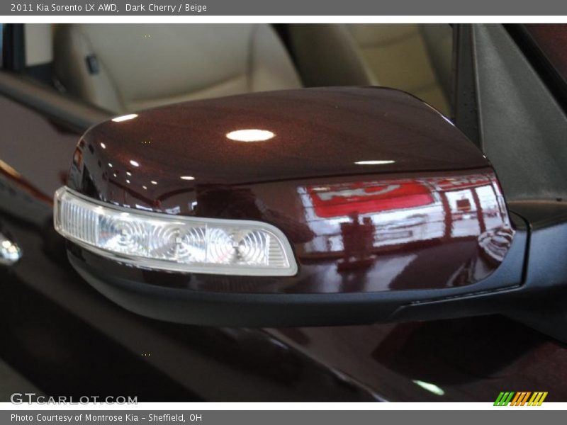 Dark Cherry / Beige 2011 Kia Sorento LX AWD