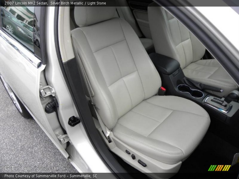 Silver Birch Metallic / Light Stone 2007 Lincoln MKZ Sedan