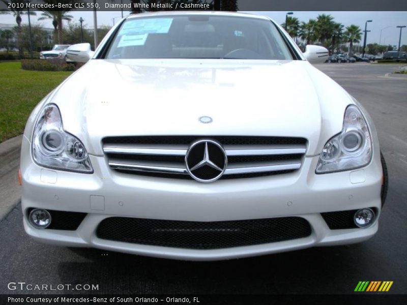 Diamond White Metallic / Cashmere 2010 Mercedes-Benz CLS 550