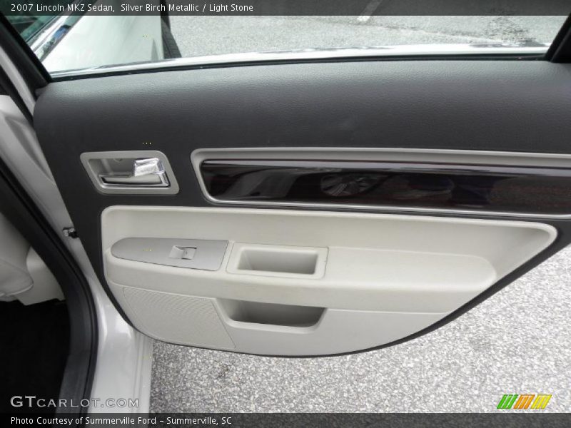 Silver Birch Metallic / Light Stone 2007 Lincoln MKZ Sedan