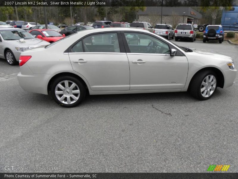 Silver Birch Metallic / Light Stone 2007 Lincoln MKZ Sedan