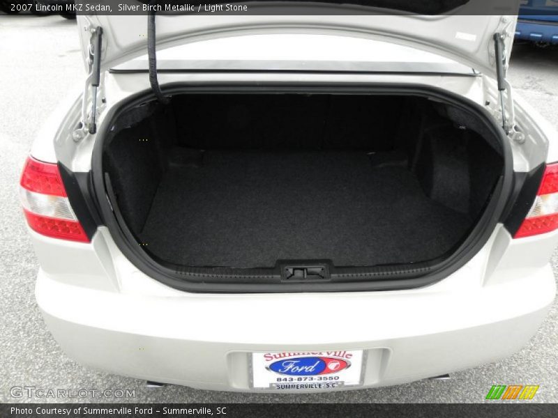 Silver Birch Metallic / Light Stone 2007 Lincoln MKZ Sedan