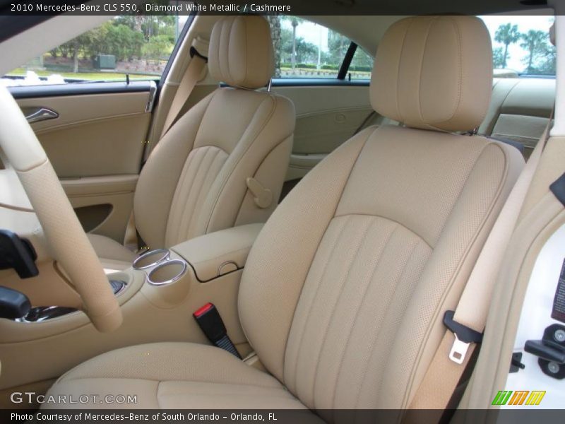 Diamond White Metallic / Cashmere 2010 Mercedes-Benz CLS 550
