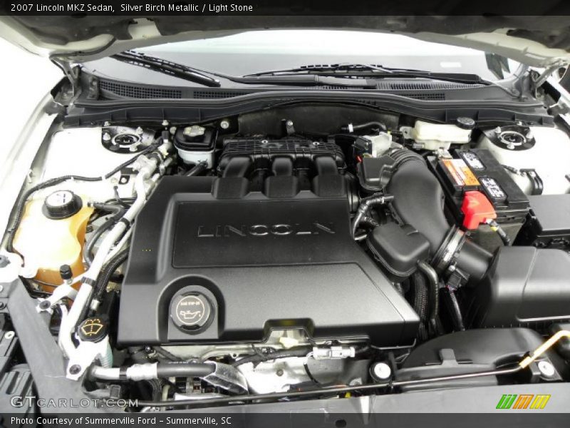 Silver Birch Metallic / Light Stone 2007 Lincoln MKZ Sedan