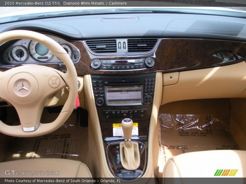 Diamond White Metallic / Cashmere 2010 Mercedes-Benz CLS 550